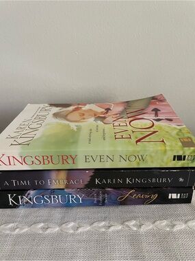 Karen Kingsbury Even Now, A Time to Embrace, Leaving